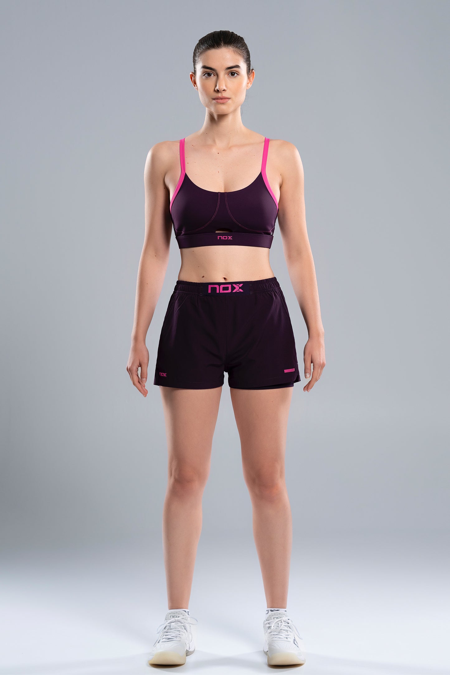 NOX Női Sportmelltartó - Deep Purple