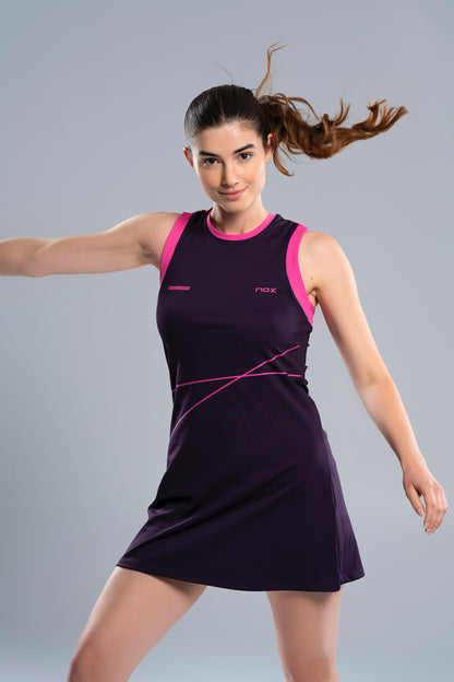 NOX PRO Női Padel Dressz / Szett - Blackberry