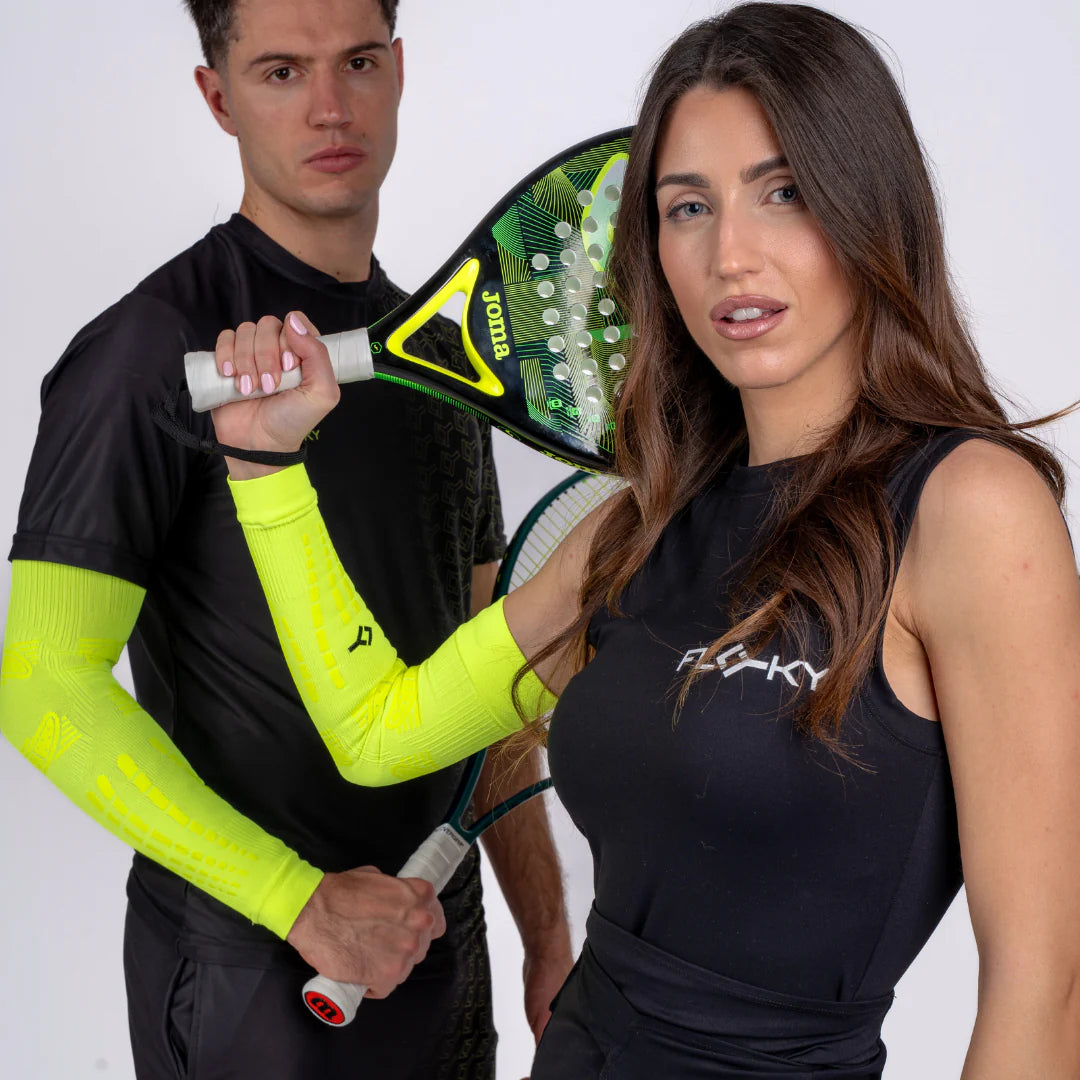 FLOKY No-Strain Evolution Kompressziós Kar sleeve - Sárga - 1 db