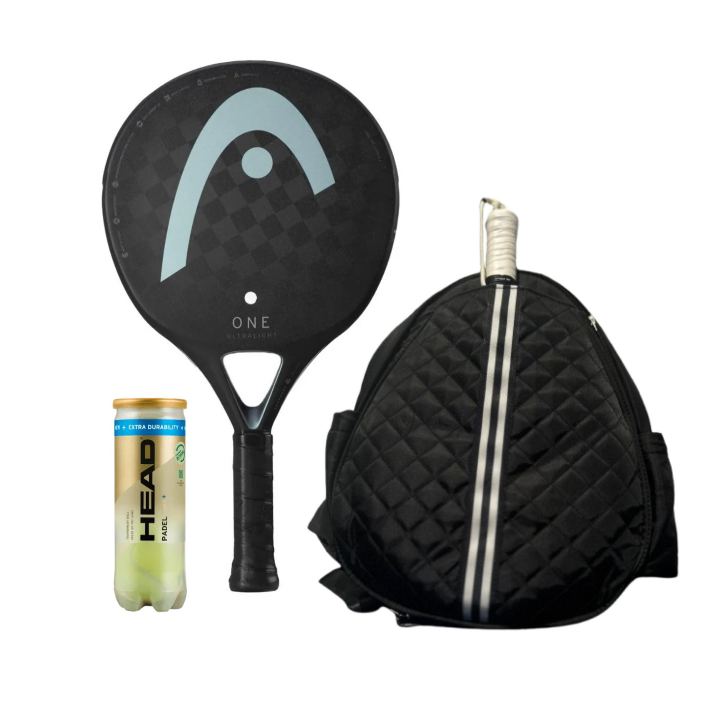 Női Ultralight Padel Csomag - Fekete