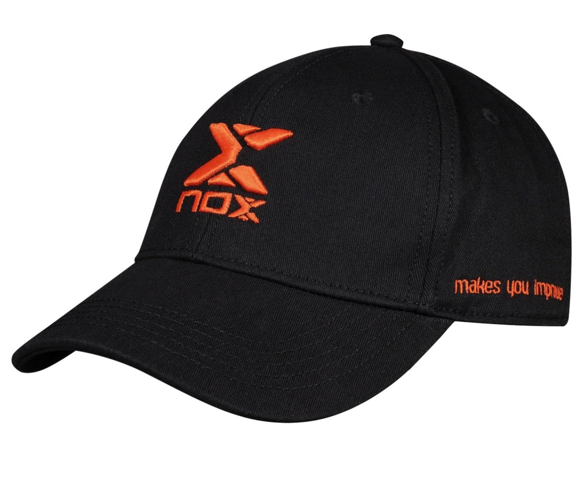 NOX Fekete/Piros Padel Sapka