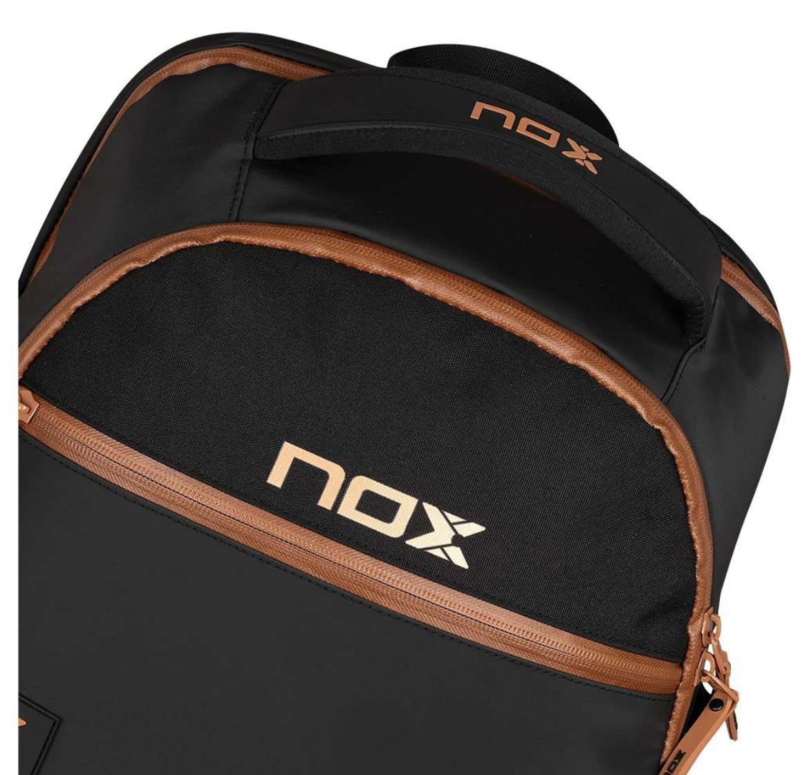 NOX LUXURY OPEN Padel Hátizsák - Black/Brown