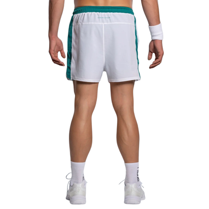 NOX PRO Férfi Sport Short - White/Ivy Green