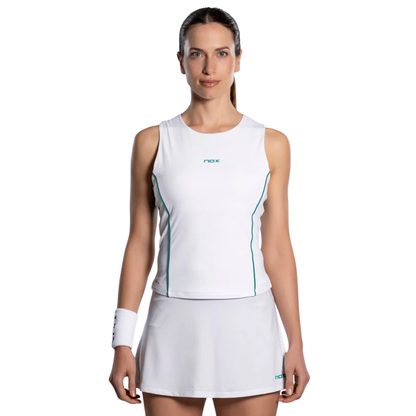 NOX PRO Női Sporttop - White/Ivy Green