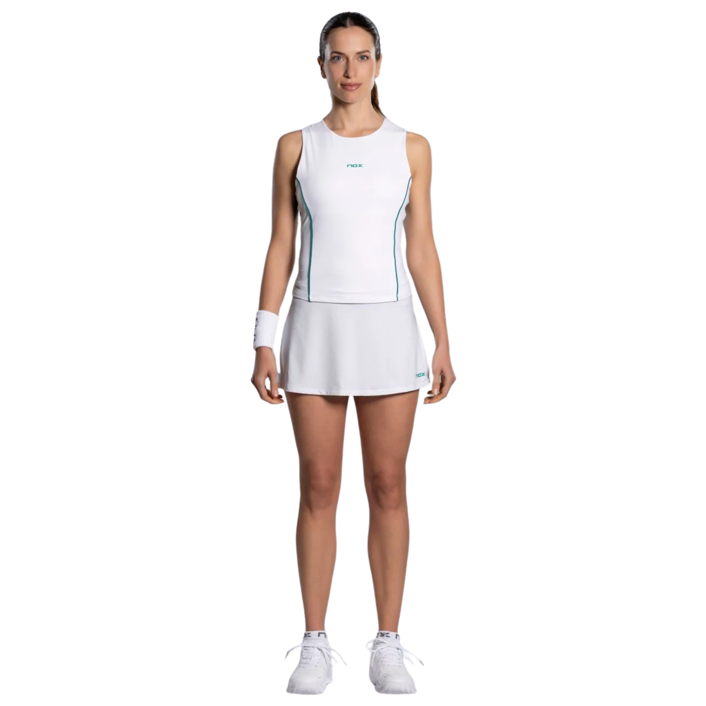 NOX PRO Női Sporttop - White/Ivy Green
