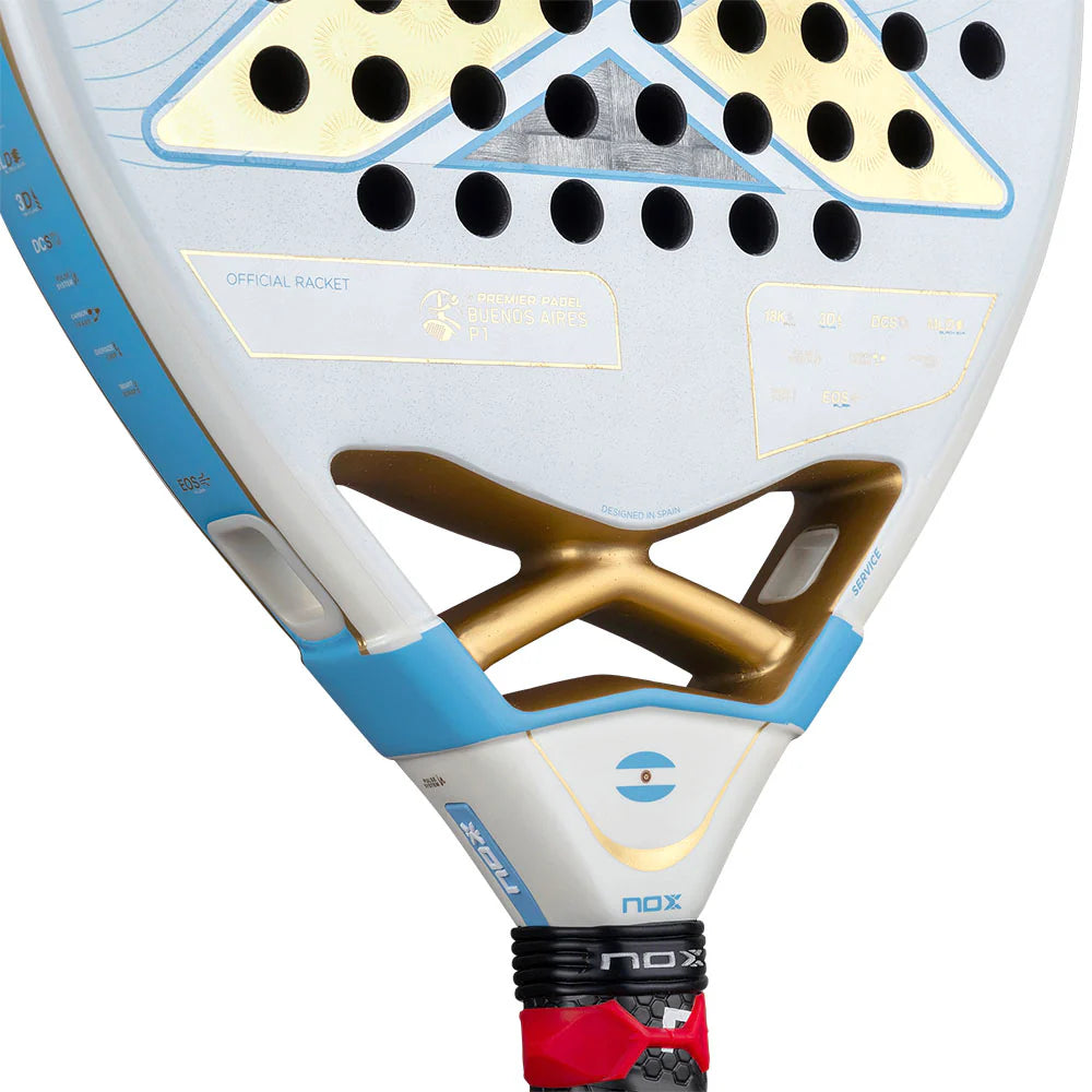 NOX AT10 GENIUS 18K 2025 limitált BUENOS AIRES Padel Ütő