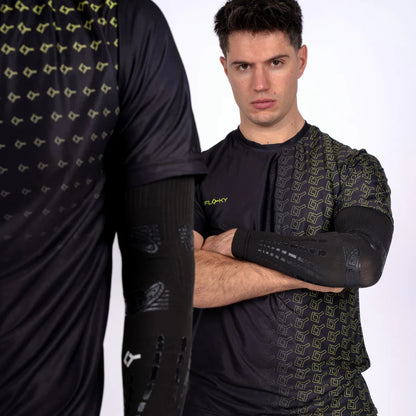 FLOKY No-Strain Evolution Kompressziós Kar sleeve - Fekete - 1 db