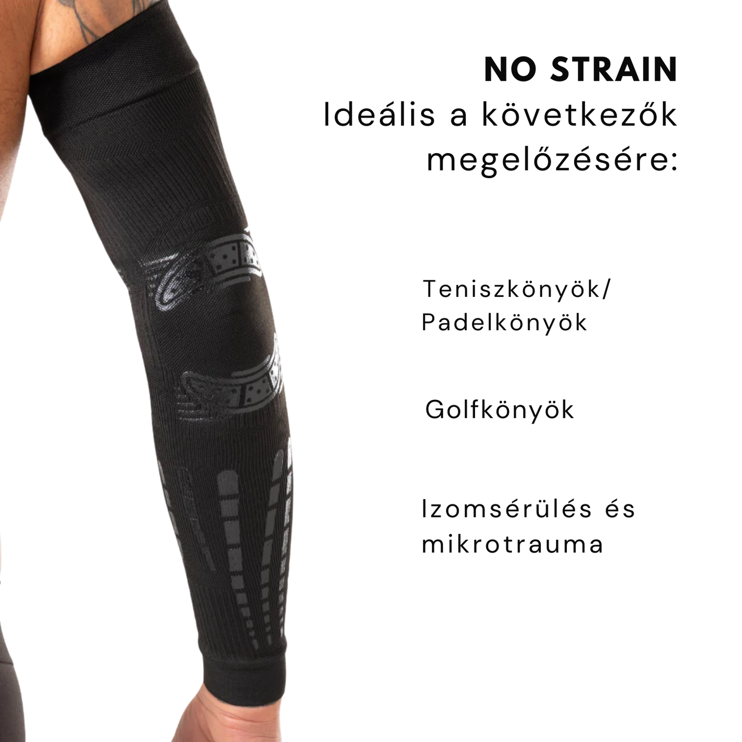 FLOKY No-Strain Evolution Könyökrögzítő - Kék - 1 db