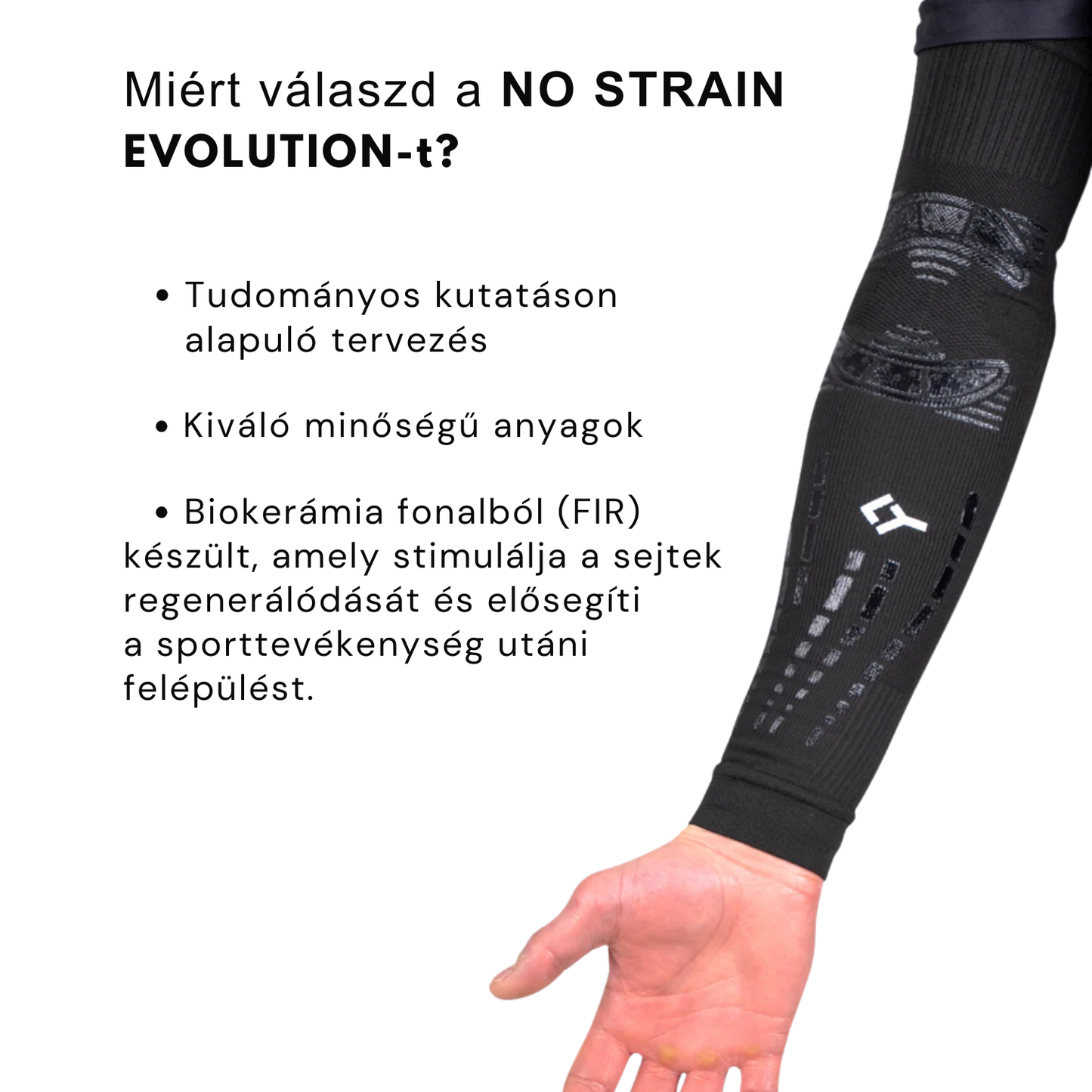 FLOKY No-Strain Evolution Könyökrögzítő - Kék - 1 db