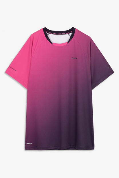 NOX PRO Férfi Póló - Blackberry Rose Degraded - Padel 4 All