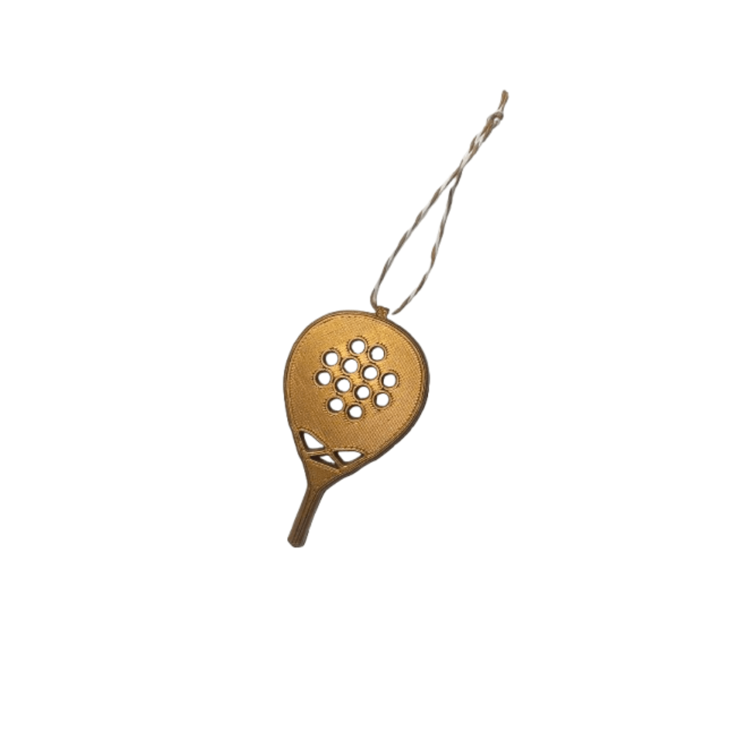 Padel Ütő Karácsonyfadísz - Arany/Bronz - 2db - Padel 4 All