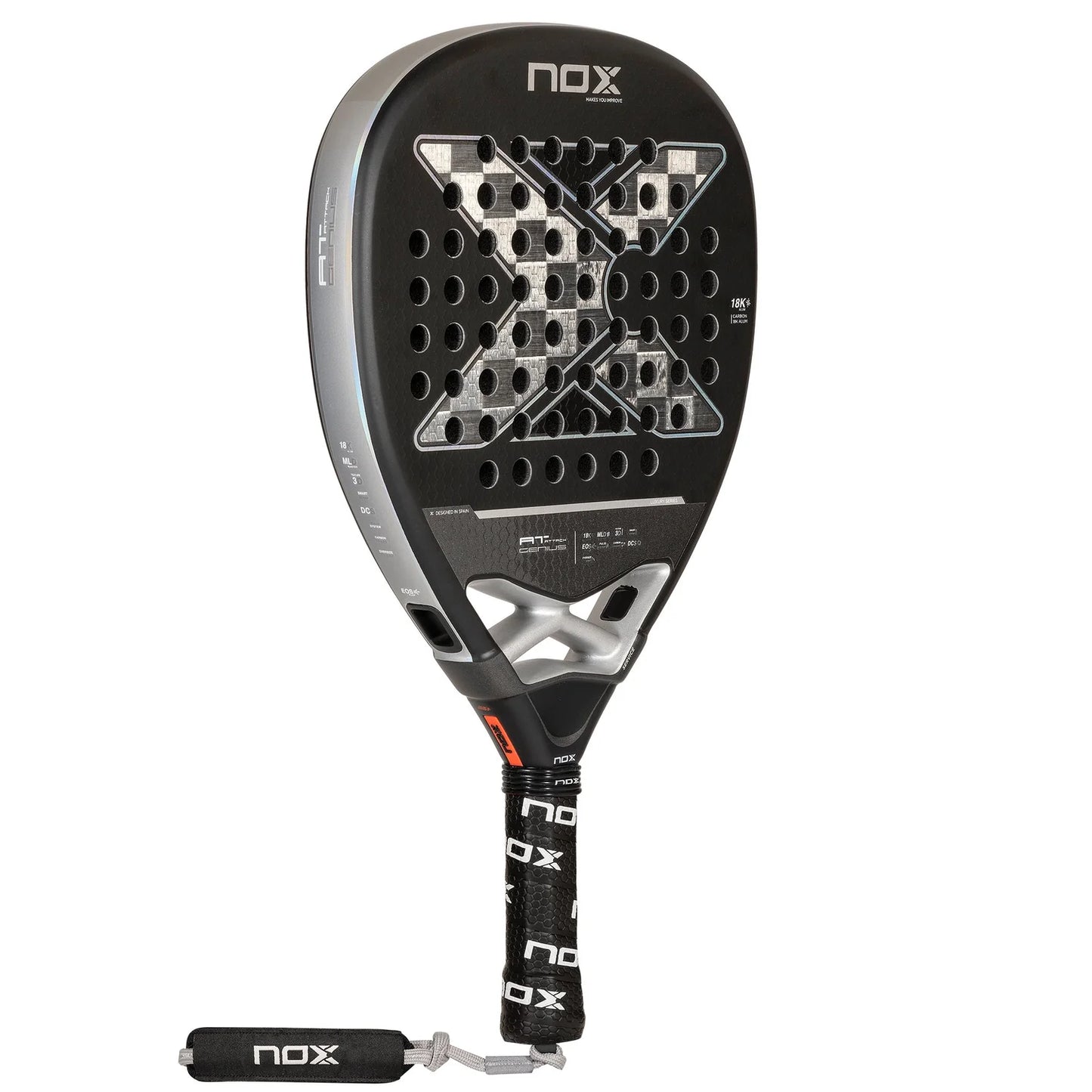 NOX AT ATTACK GENIUS LUXURY 18K BY AGUSTIN TAPIA 2024 Padel Ütő