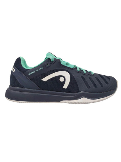 HEAD SPRINT TEAM 3.0 Padel Cipő - Black/Teal