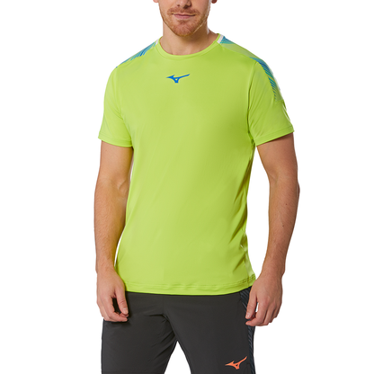 MIZUNO Shadow Sport Póló - Acide Lime