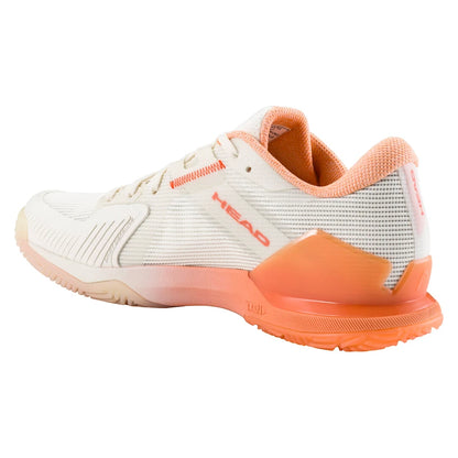 HEAD SPRINT PRO 4.0 Női Padel Cipő - Chalk White/Coral