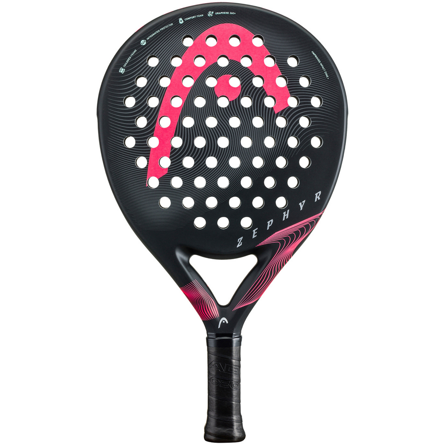 HEAD ZEPHYR Padel Ütő Black/Pink