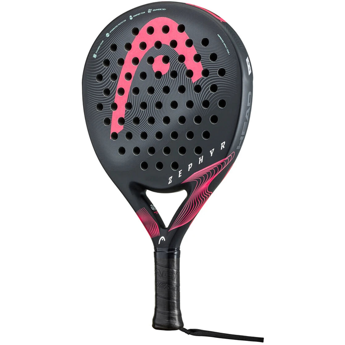 HEAD ZEPHYR Padel Ütő Black/Pink