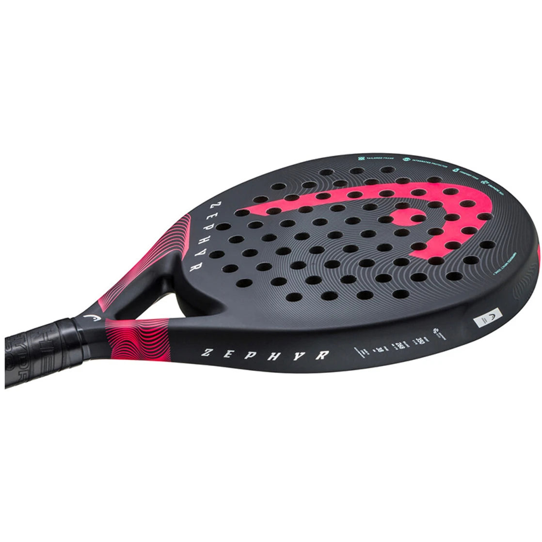 HEAD ZEPHYR Padel Ütő Black/Pink