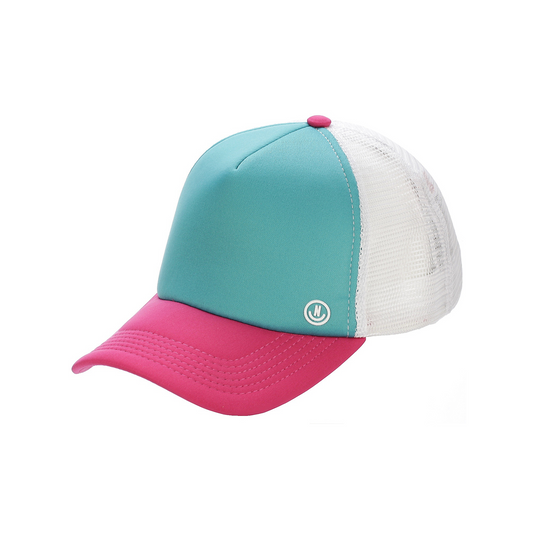 NEFF Phalieber Trucker Sapka - Teal/Magenta