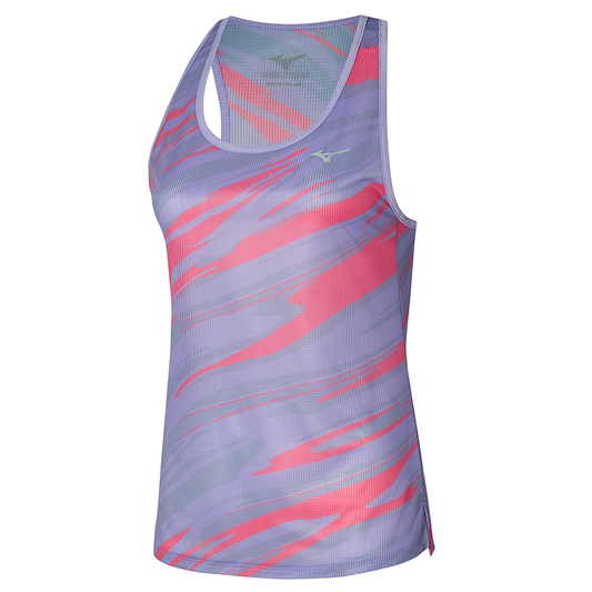 MIZUNO DAF Graphic Női Top - Pastel Lilac