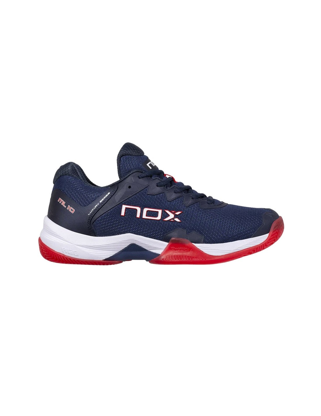 NOX ML10 HEXA Padel Cipő - Blue / Fiery Red