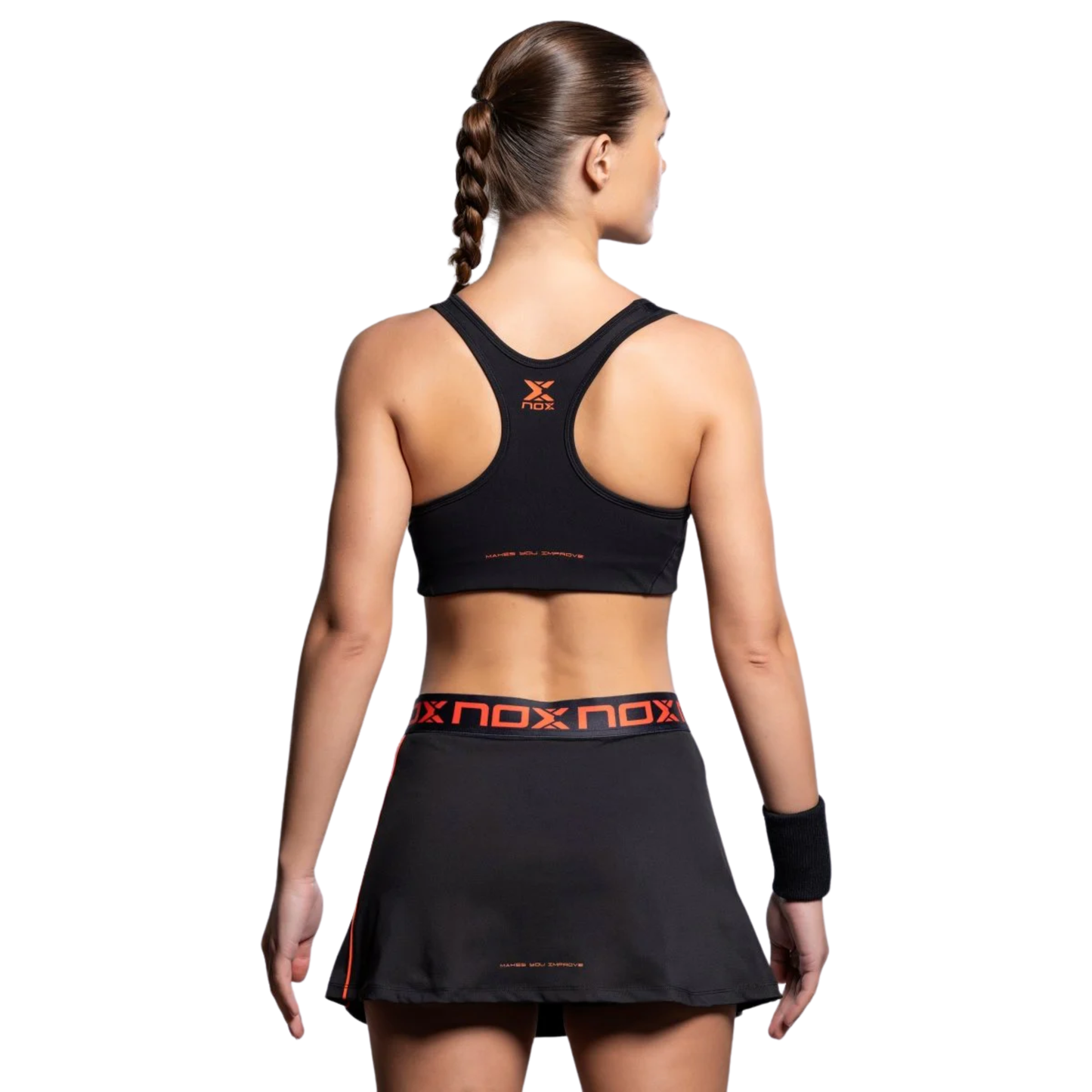 NOX TEAM Női Sportmelltartó - Fekete