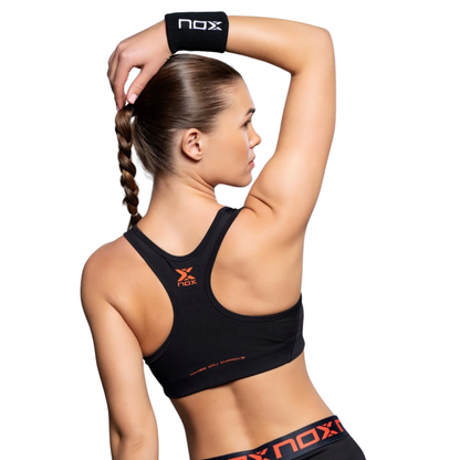 NOX TEAM Női Sportmelltartó - Fekete