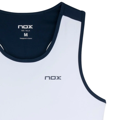 NOX TEAM Női Sporttop - Fehér/Kék