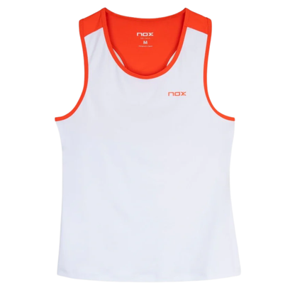 NOX TEAM Női Sporttop - Fehér/Piros
