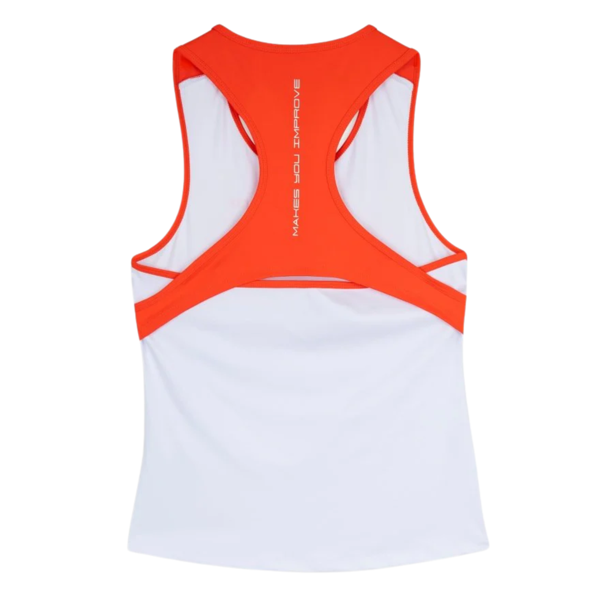 NOX Női sporttop fehér piros színben