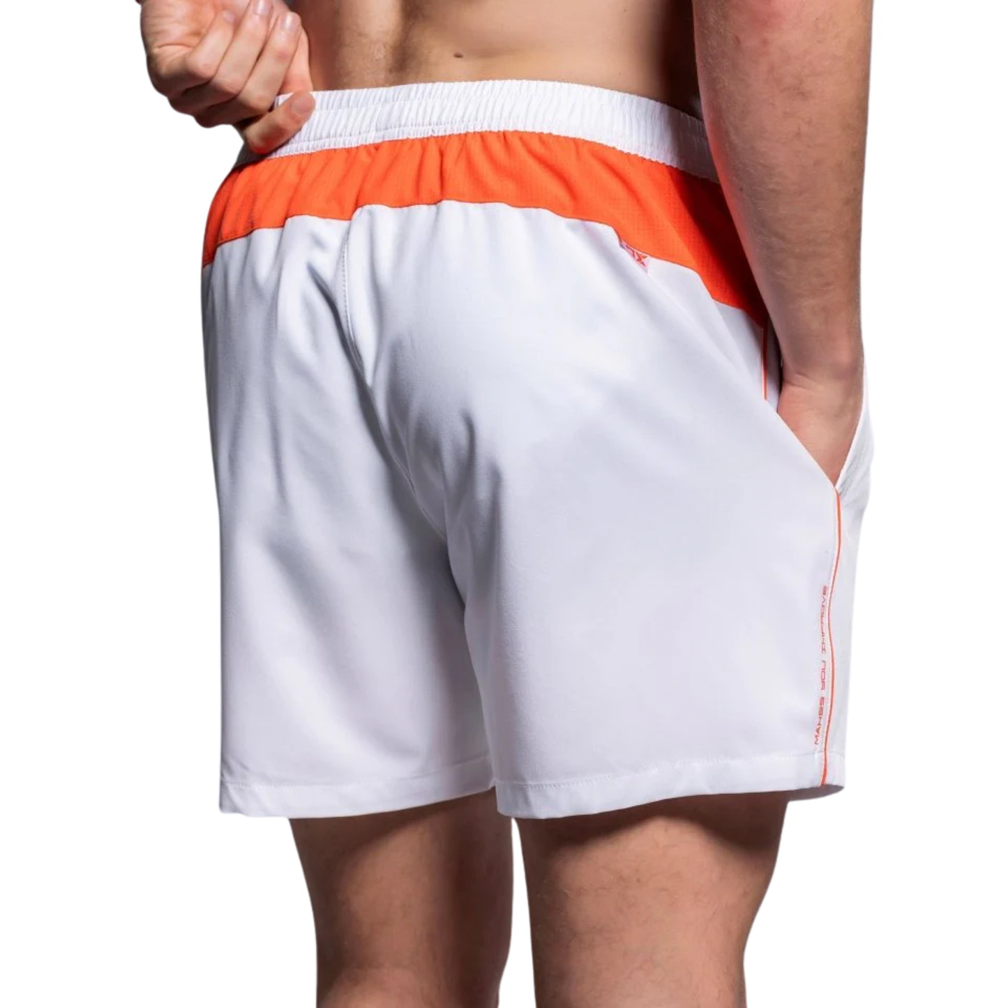 NOX TEAM Férfi Sport Short- Fehér