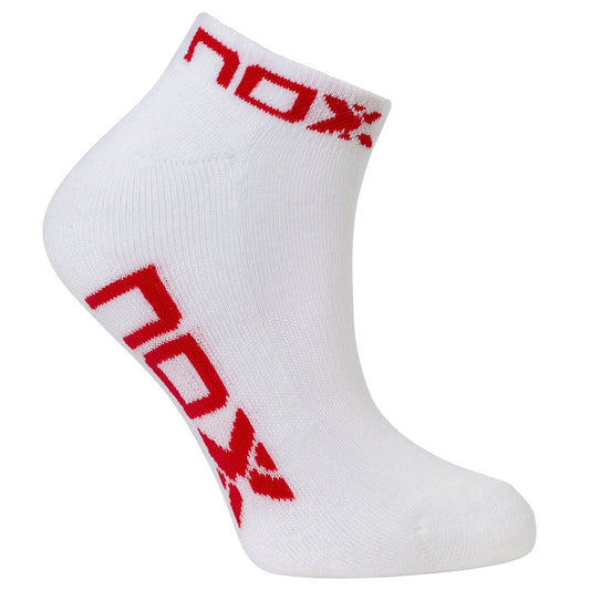 NOX Alacsonyszárú Női Sportzokni - Fehér/Piros