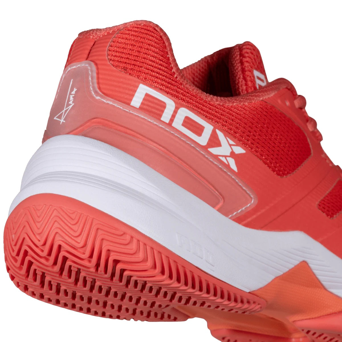 NOX AT10 PRO Padel Cipő - Sea Coral/White