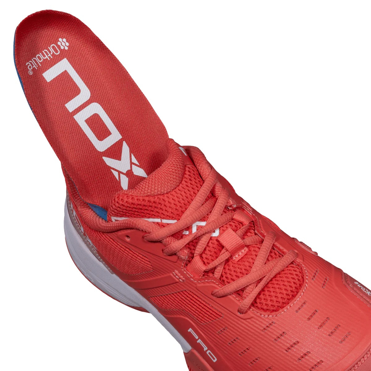 NOX AT10 PRO Padel Cipő - Sea Coral/White