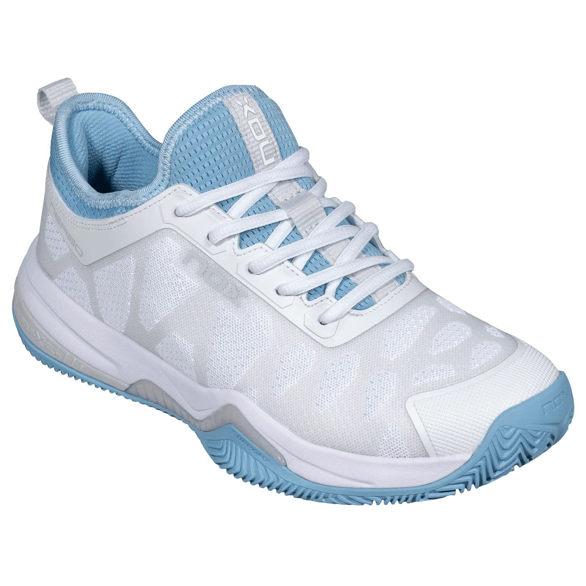 NOX NEBRO Padel Cipő - White/Dusk Blue
