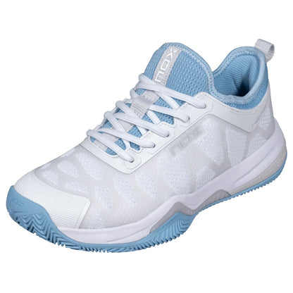NOX NEBRO Padel Cipő - White/Dusk Blue
