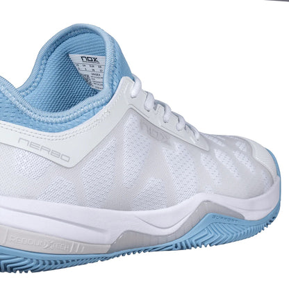 NOX NEBRO Padel Cipő - White/Dusk Blue