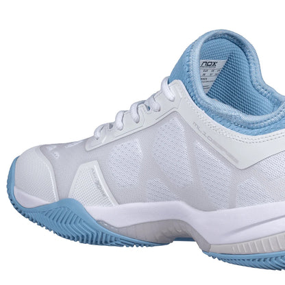 NOX NEBRO Padel Cipő - White/Dusk Blue