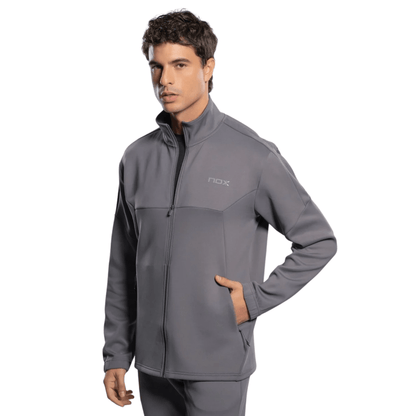 NOX TEAM Férfi Sport Kabát - Moon Grey - Padel 4 All