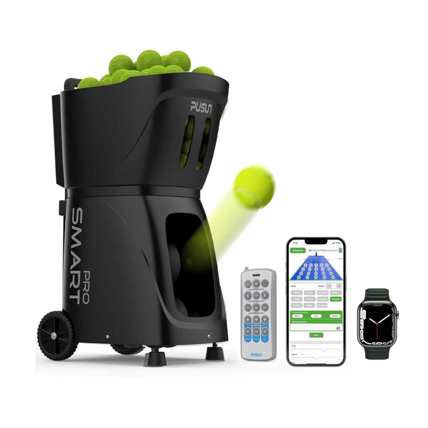 PUSUN Smart Pro - padel és tenisz labda adogató