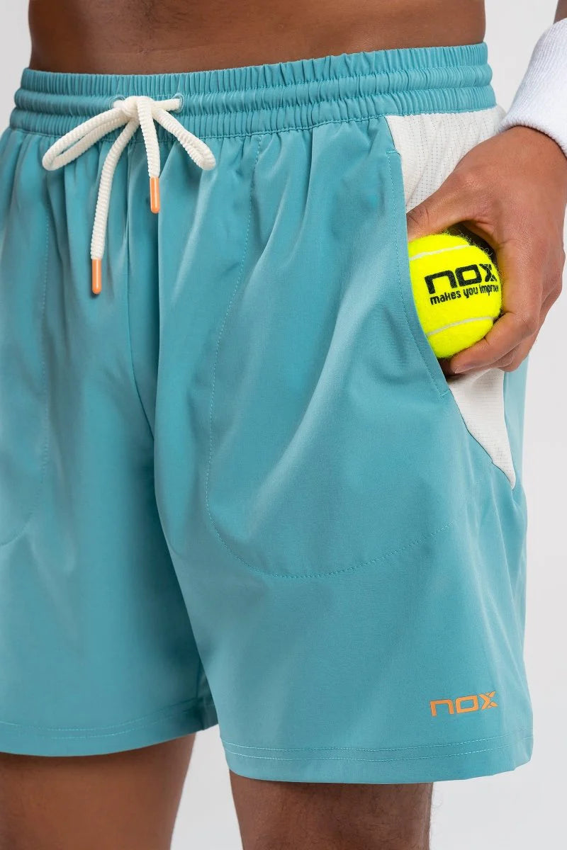 NOX PRO Férfi Sport Short- Türkiz