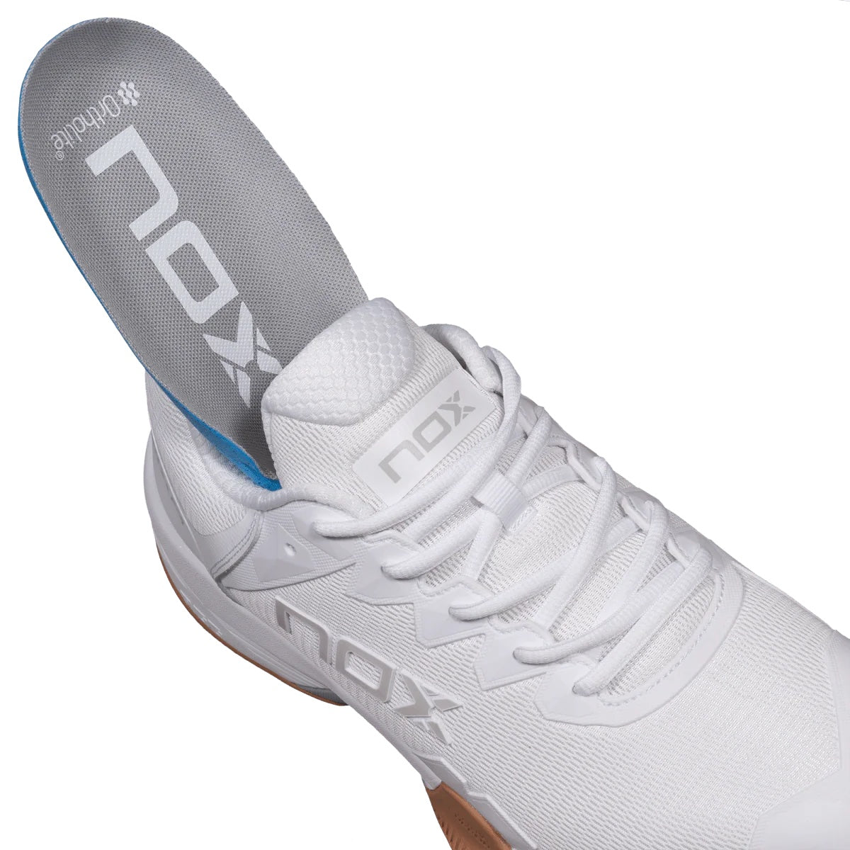 NOX ML10 HEXA Padel Cipő - White/Caramel