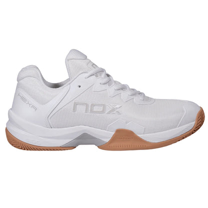 NOX ML10 HEXA Padel Cipő - White/Caramel
