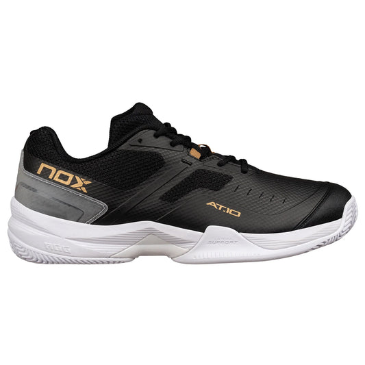 NOX AT10 PRO Padel Cipő - Black/Gold